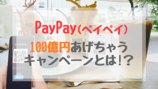 PayPayペイペイ　100億円あげちゃうキャンペーン